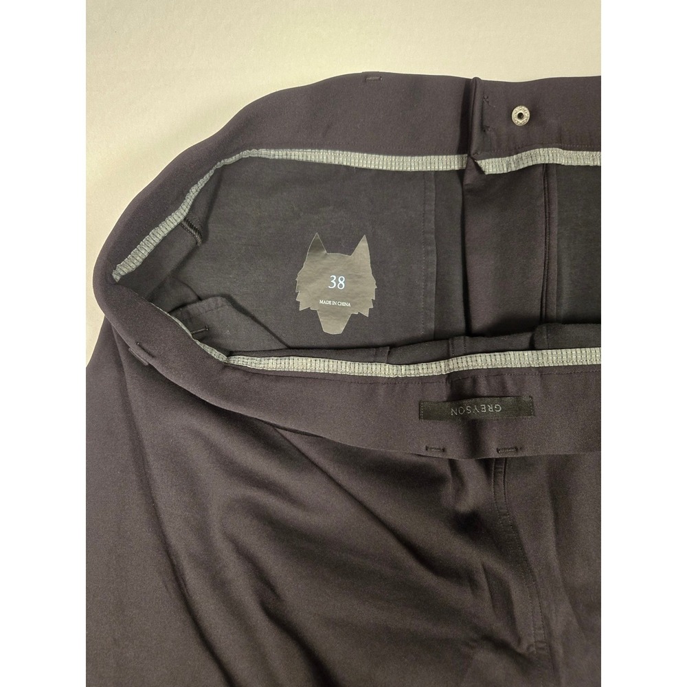 Greyson Sequoia Performance Knit Hybrid Golf Shorts Mens 38 Black Inseam 9 5/8" - Picture 8 of 9